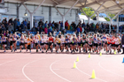 Boys under-15s  Northern 3 Stage Road Relay, SportsCity, Manchester. Photo: David T. Hewitson/Sports for All Pics
